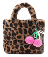 'dance' Leopard Plush Medium Duffle Bag