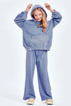 Mineral Wash Wide Leg Sweatpants