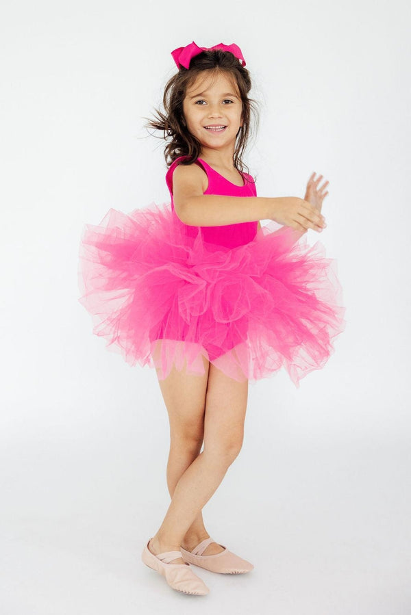 Hot Pink Tank Tutu Leotard