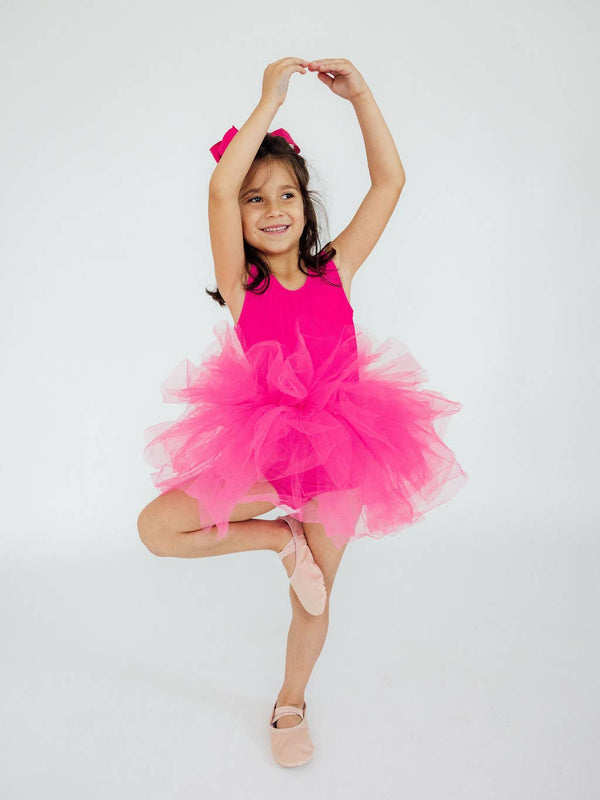 Hot Pink Tank Tutu Leotard