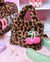 'dance' Leopard Plush Medium Duffle Bag