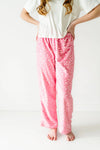 Plush Oversized Hoody - Pink Leopard