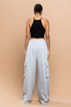 French Terry Wide Cargo Sweatpants